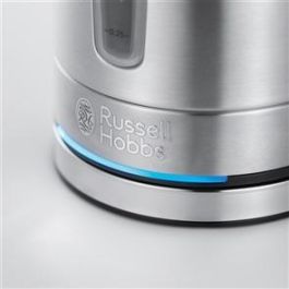 Russell Hobbs 24190-70 Hervidor Compact Home Acero Inoxidable Filtro Extraible Indicador Azul Capacidad Ideal