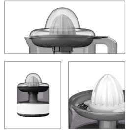 Aiwa Exprimidor Mikan AJC-4000, Exprimidor de Cítricos Eléctrico 30 W, 0.5 L de Capacidad, Blanco