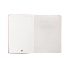 Cuaderno Con Gomilla Antartik Notes Tapa Dura A4 Hojas Lisas Rosa Pastel 100 Hojas 80 gr Fsc