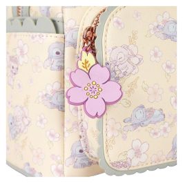 Loungefly Mochila Stitch Cherry Blossom Disney 26cm Piel Vegana Correas Ajustables