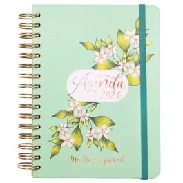 Finocam E10-155x212 mm Agenda Espiral The Flower Journal 1 Día por Página Tapa Dura Verde 2026 DIN A5 Precio: 17.5899999. SKU: B1HVL76Q9S