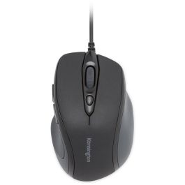 Kensington Ratón Pro Fit Óptico Mediano con Cable USB 1000 DPI, 5 Botones, Navegación Adelante/Atrás, Color Negro