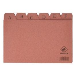 Mariola Índice para Ficheros A-Z 200x120mm Cartón y Cuero Precio: 3.95000023. SKU: BIX03815