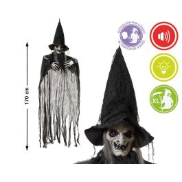 Bruja Colgante Halloween 170 cm con Luz y Sonido – Decoración Espeluznante para Fiestas y Escaparates Precio: 24.50000014. SKU: B1D75X4BJM