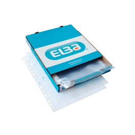 Funda Multitaladro Elba Pp Standard 90Μ Pl.Nj. A4 11 Tal. Paquete De 100 (60023617)