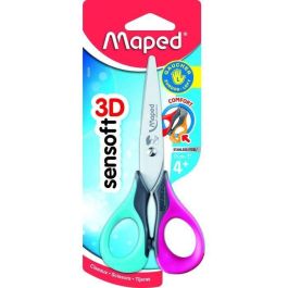 MAPED - Tijeras Sensoft de 13 cm de mano izquierda con cuchillas invertidas