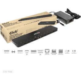 Club3D CSV-1566 4K USB-C Charging Dock con 6xUSB3, DisplayPort, 2xHDMI, LAN, Lector de Tarjetas SD/MicroSD y Carga de 120W Precio: 271.58999945. SKU: B1D9KFYLB7
