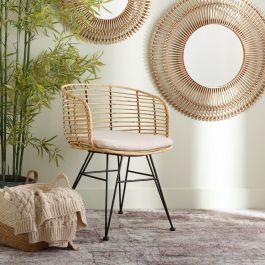 Silla Natural-Negro 52 X 66 X 77 cm