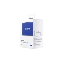 Samsung MU-PC1T0H/WW Disco SSD Portátil T7 Touch 1TB USB 3.2 Gen2 NVMe 1050MB/s Lectura Azul Compacto y Resistente a Caídas Samsung MU-PC1T0H/WW Disco SSD Portátil T7 Touch 1TB USB 3.2 Gen2 NVMe 1050MB/s Lectura Azul Compacto y Resistente a Caídas