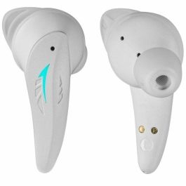 Mars Gaming MHI-ULTRAW Auriculares TWS Bluetooth 5.3 ANC+ENC 24h Batería Carga Inalámbrica RGB IPX4 Blanco