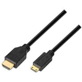 Cable HDMI a Mini HDMI NANOCABLE 10.15.0902 1,8 m Negro 1,8 m Cable HDMI a Mini HDMI NANOCABLE 10.15.0902 1,8 m Negro 1,8 m