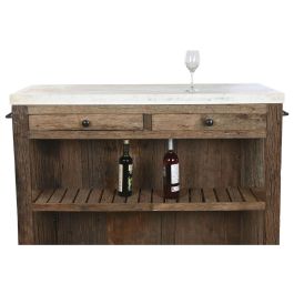 Isla Cocina Item Home DKD Home Decor Natural Blanco 60 x 97 x 120 cm Isla Cocina Item Home DKD Home Decor Natural Blanco 60 x 97 x 120 cm