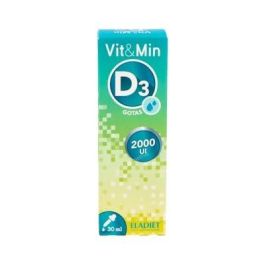 ELADIET Vitamina D3 30ml - Contribuye al sistema inmunitario y al mantenimiento de huesos Precio: 10.5000005. SKU: B138XGVF5H