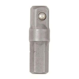 DUVER Adaptador de Inserción para Llaves de Carraca y Vasos con Cuadradillo 1/4", 25mm Largo