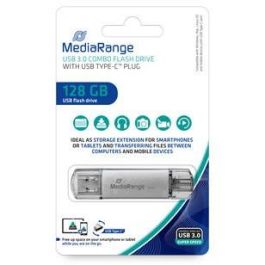 MediaRange MR938 USB-Stick 128GB USB 3.1 combo con USB Type-C, 80 MB/s de Lectura, Plata Precio: 27.3581. SKU: B16GFDL5RB