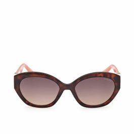 GUESS GU00104 52F Gafas de Sol Mujer Redondas Montura Habana Oscuro Cristal Marrón Degradado 56mm Precio: 75.49999974. SKU: B152SAER6Q