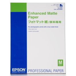 Pack de Tinta y Papel Fotográfico Epson Enhanced Matte Paper, DIN A2, 192 g/m², 50 hojas 50 Hojas (50 Unidades) (1 unidad) Precio: 94.50000054. SKU: B16JYKQL38