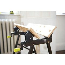 Ryobi RWB02 Banco de Trabajo Plegable y Ajustable de Bambú con Mordazas Multiposición y Tableros Pivotantes, 100 kg Ryobi RWB02 Banco de Trabajo Plegable y Ajustable de Bambú con Mordazas Multiposición y Tableros Pivotantes, 100 kg
