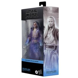 HASBRO Figura Star Wars The Black Series Qui-Gon Jinn y Obi-Wan Kenobi articulada 15cm con accesorios