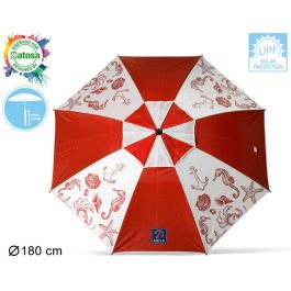 Atosa Sombrilla de Playa Modelo Fondo Marino, Aluminio, UPF 50+, Rojo, 180 cm, Orientable Precio: 10.78999955. SKU: B1HVANJ6QF