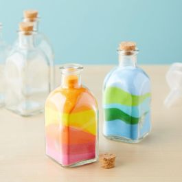 La Mediterranea Botella Frasca 140 Ml Tapon Corcho 5x5x12 Cm (48 Unidades)