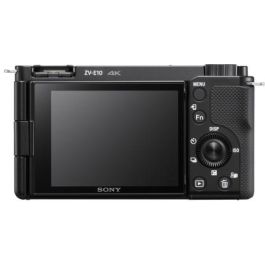 SONY ZV-E10 Cuerpo de Cámara Mirrorless APS-C 24.2 MP 4K UHD Pantalla Táctil Negra