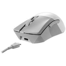 ASUS ROG Gladius III Wireless Aimpoint White Ratón Gaming Inalámbrico 36000 DPI Bluetooth USB Blanco 90MP02Y0-BMUA11