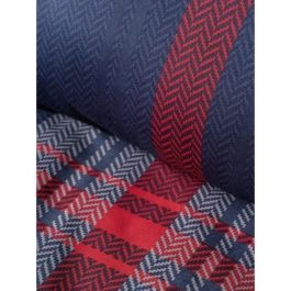 ASI8683742886389 Juego de cama 1 funda nórdica 220x240 cm 2 fundas almohada 60x60 cm 100% algodón Rojo