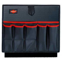 Knipex 00 21 19 LB WK - Kit de Herramientas de 2 Piezas para L-Boxx, Organizador de Poliéster Negro para Almacenamiento