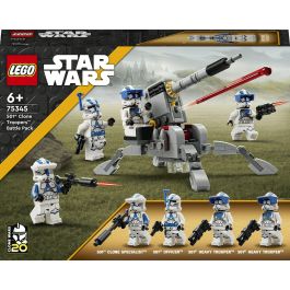 LEGO 75345 Star Wars Pack de Combate Soldados Clon 501, Incluye 4 Minifiguras y Cañón Antivehículo AV-7, +6 Años Precio: 21.58999975. SKU: B1J6GCYVJK