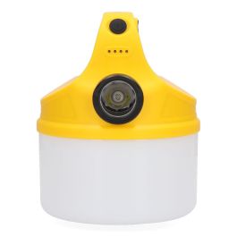 Edm Linterna/Farol de Camping Recargable 18W 500lm con Indicador de Carga y 2 Baterías 1200mAh