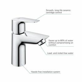 Grohe 23898001 Grifo de baño Start Edge Talla S Sin desagüe Cromo