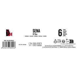Set de 6 Vasos Chupito Sena 37.5 cc - La Mediterranea (24 Cajas) Set de 6 Vasos Chupito Sena 37.5 cc - La Mediterranea (24 Cajas)