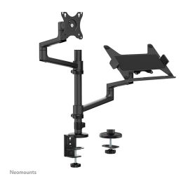 Neomounts DS20-425BL2 Brazo para Monitor y Portátil de 17-27" y 11.6-17.3" Negro