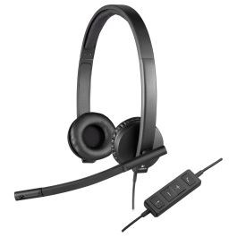 Logitech H570e Auricular Biaural Estéreo con Micrófono, USB 2.0, Negro Precio: 43.79000043. SKU: S5602594