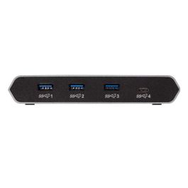 Aten US3342 Switch de Compartición USB-C 4 Puertos USB 3.2 Gen 2 10Gbps con Power Delivery para 2 Ordenadores y BEZEL X