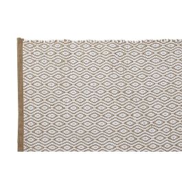 Alfombra Home ESPRIT Blanco Natural 120 x 1 x 180 cm