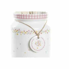 DKD Home Decor Bote Utensilios Cocina Shabby Vichy Rosa Blanco 1L Set de 5 Dolomite 12x22x12cm Apto Lavavajillas Microondas DKD Home Decor Bote Utensilios Cocina Shabby Vichy Rosa Blanco 1L Set de 5 Dolomite 12x22x12cm Apto Lavavajillas Microondas