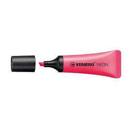 Stabilo Marcador Fluorescente Neon Rosa Caja 10 Ud