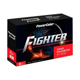 PowerColor Tarjeta Gráfica RX 7600 Fighter Radeon 8GB GDDR6