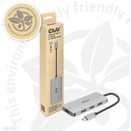 Club3D Hub USB 3.1 Tipo C a 4x USB 3.1 Tipo A 10Gbps