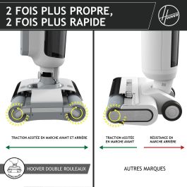 Hoover HOO1712401203993 Aspiradora y mopa inalámbrica HW500 para sólidos y líquidos con doble rodillo y motor 230 W