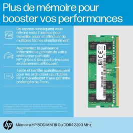 HP Memoria SODIMM 16GB DDR4 3200 MHz para Laptop, Mejora de Rendimiento y Capacidad