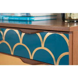 D-c-fix Rollo Adhesivo Azul Petróleo para Manualidades y Hogar, 45 cm x 15 m