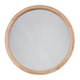 Atmosphera Espejo Redondo Madera Natural Ø 50cm