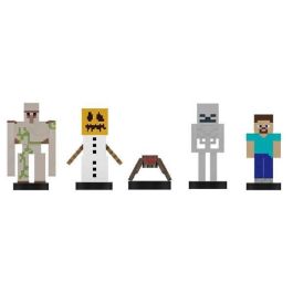 Figura minecraft pack de 5. un personaje sorpresa! 5cm - modelos surtidos Figura minecraft pack de 5. un personaje sorpresa! 5cm - modelos surtidos