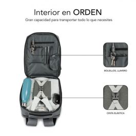 SUBBLIM Mochila Traveller Airpadding Backpack 15,6" Grey SUBBLIM Mochila Traveller Airpadding Backpack 15,6" Grey