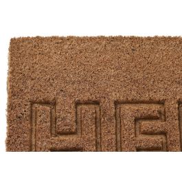 DKD Home Decor Felpudo Marron Coco Goma 45 x 75 cm (2 Unidades) 2.3 cm