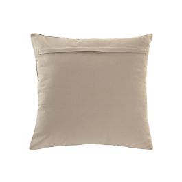 DKD Home Decor Cojín Tradicional de Algodón, Velvet y Poliéster Natural 45 x 45 cm (2 Unidades) India lino 2c25