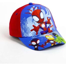 Cerdá Set Gorra y Gafas de Sol Infantiles Spidey Spider-Man, Talla 51 cm, Color Azul, Edad Recomendada +3 Años